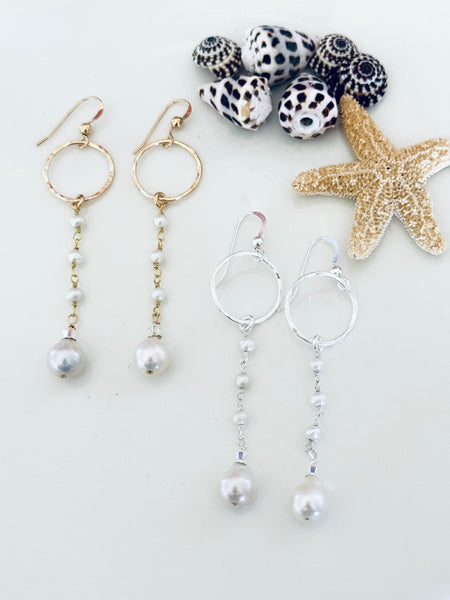 Boda Pearl Earrings