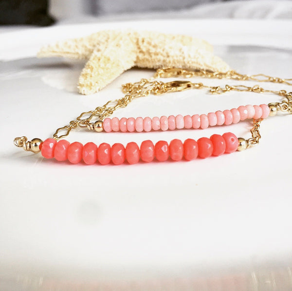 Maui Coral Friendship Bracelet