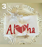 Valentines Flour Sack Kitchen Towel