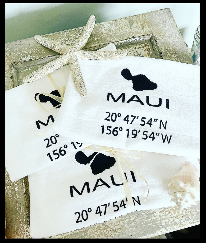 Maui Flour Sack Kitchen Towel
